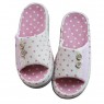 단추도트실내화-핑크
