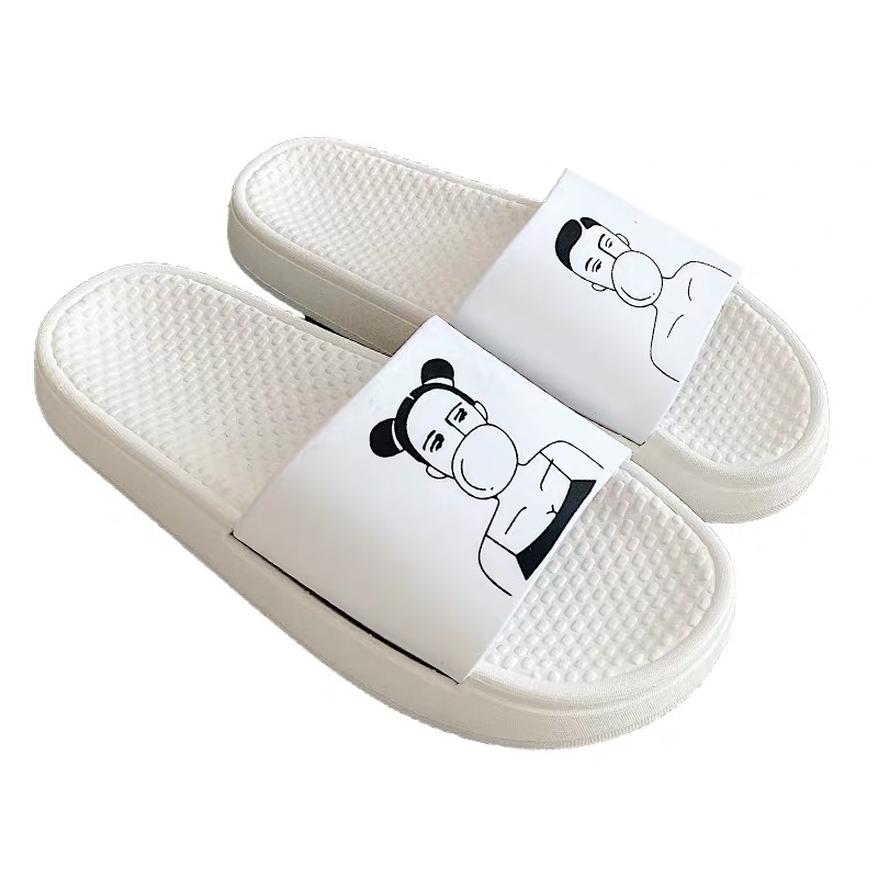 1+1 풍선껌 일스러트 감성 커플 슬리퍼 실내화